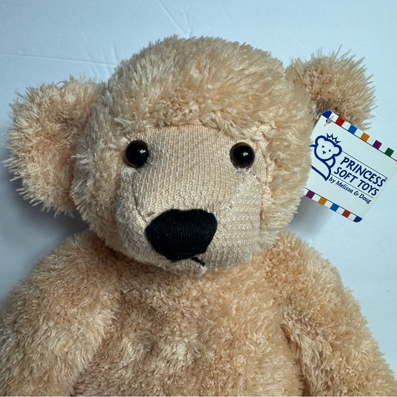 NWT. Melissa and Doug - Bliss Soft and Cuddly Tan Teddy Bear. Approx. 14”H. - Picture 2 of 12